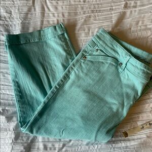 Gloria Vanderbilt Pastel Mint All-Around Slim Jeans